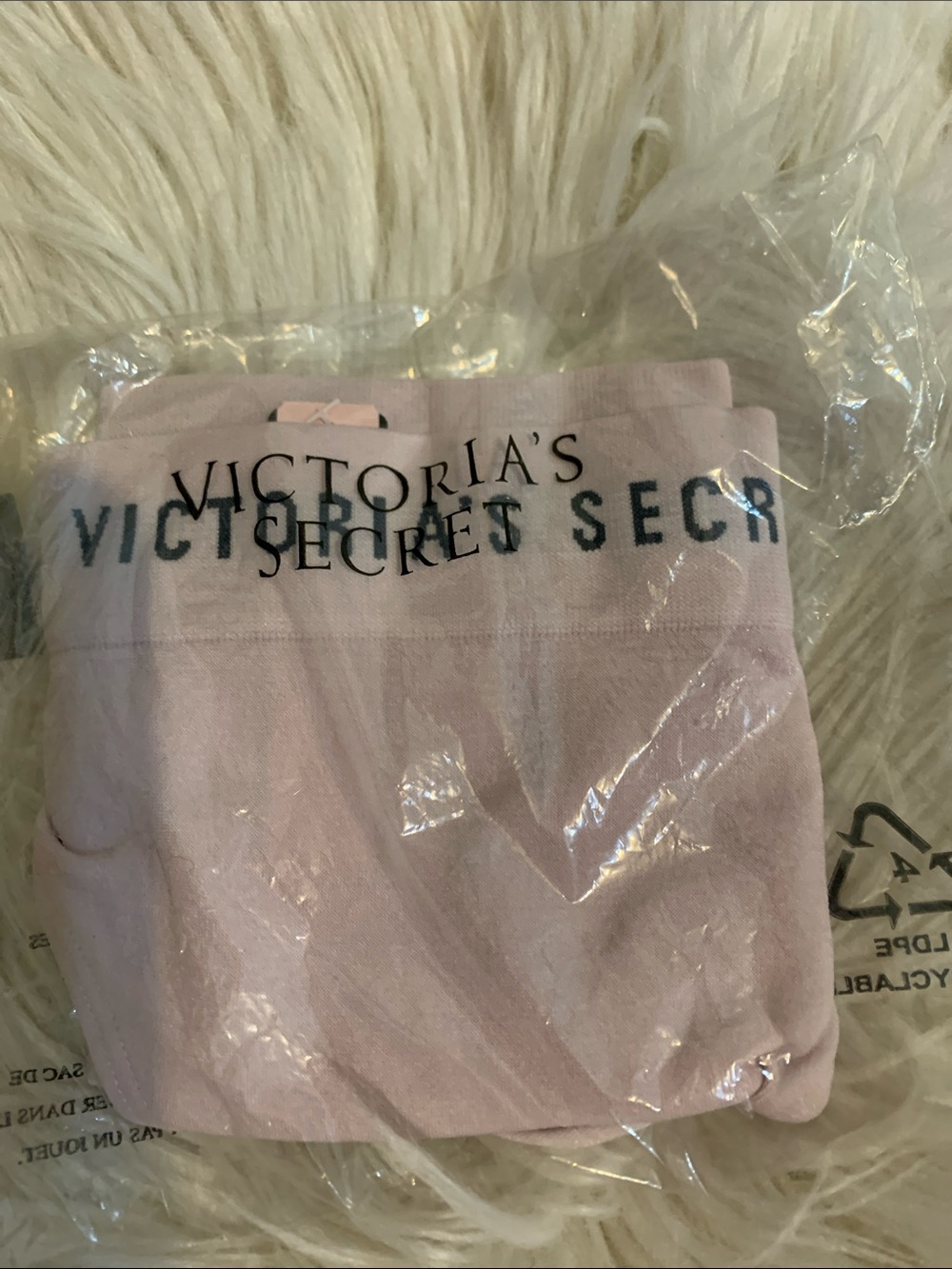 Victoria's Secret Pale Pink Logo Bikini Briefs